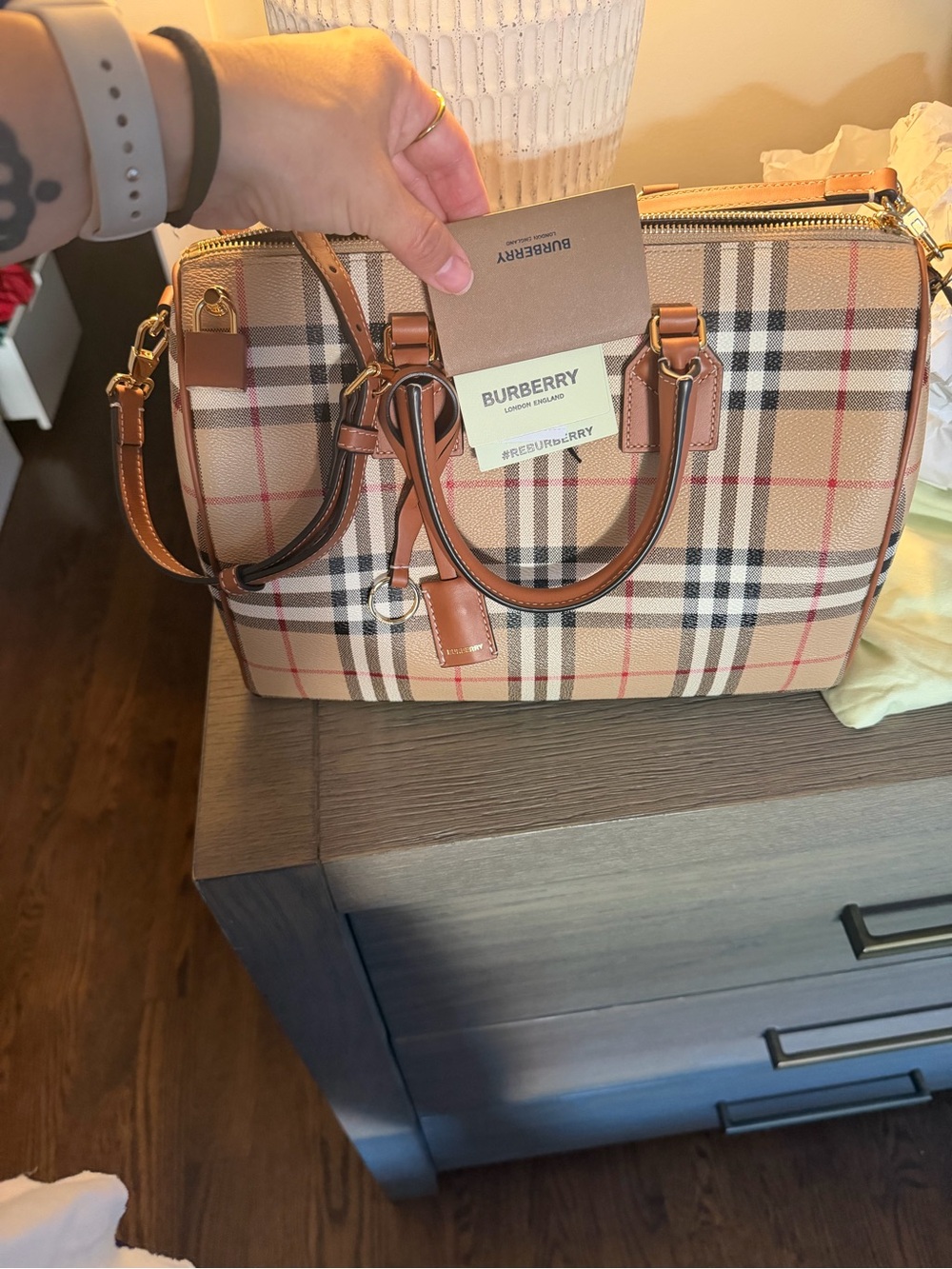 Burberry Medium Bowling Bag